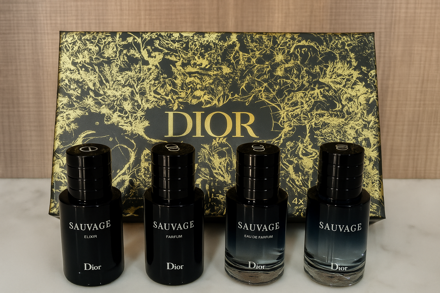 Dior Sauvage Fragrance Discovery Set (4 x 10ml Eau de Parfum)