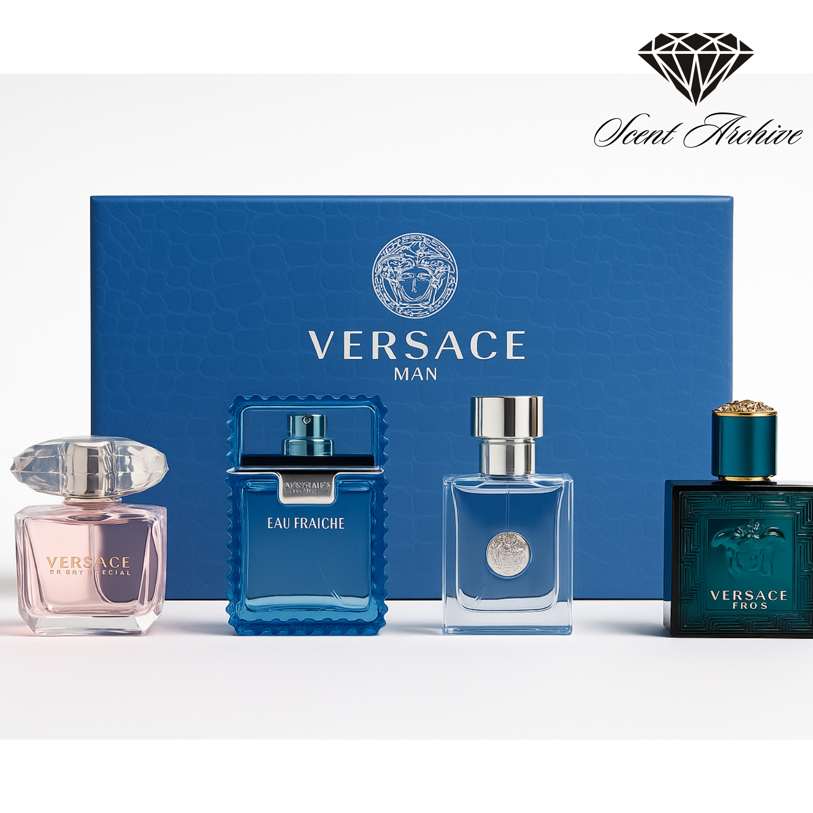 Versace Luxury Fragrance Discovery Set – 4 x 30ml Each for Him & Her