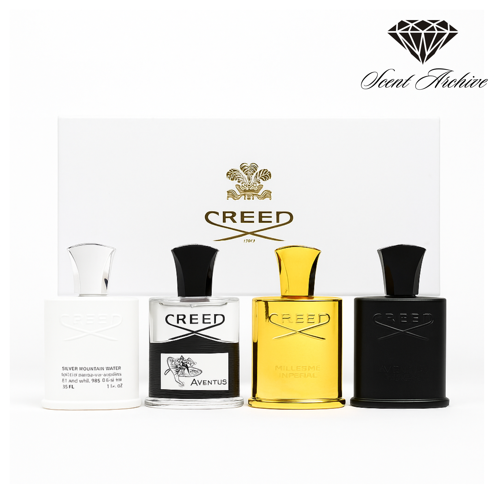 Creed Fragrance Sampler Set – 4×30ml Bottles
