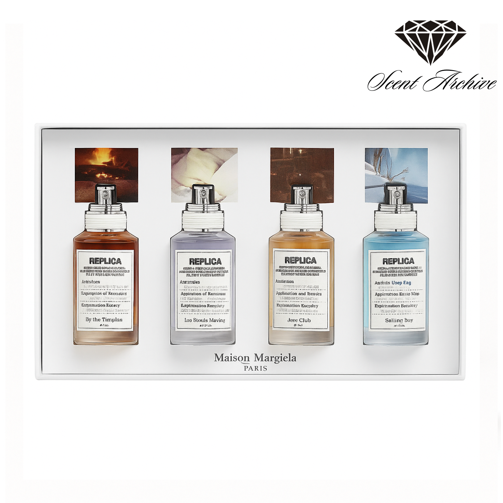 Maison Margiela Replica 4-Piece Perfume Gift Set (4 x 30ml)