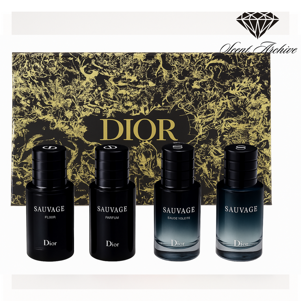 Dior Sauvage Fragrance Discovery Set (4 x 10ml Eau de Parfum)
