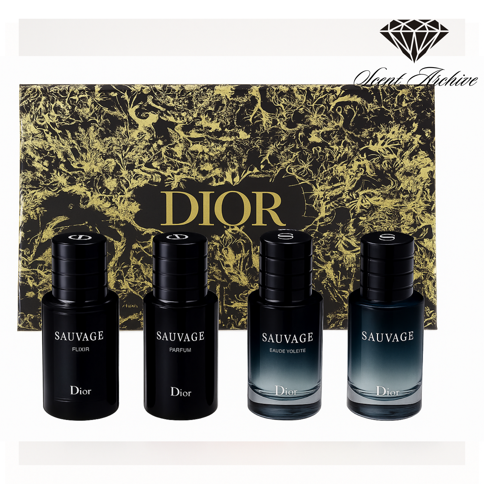 Dior Sauvage Fragrance Discovery Set (4 x 10ml Eau de Parfum)